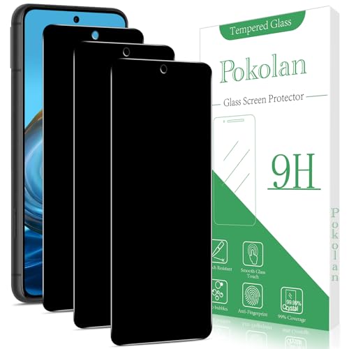 Pokolan 3 Stück Sichtschutz für Google Pixel 8 Schutzfolie, Anti Spy, Glas Displayschutzfolie, Frei von Kratzern, 9H Härte, Blasenfrei, Ultrabeständig von Pokolan