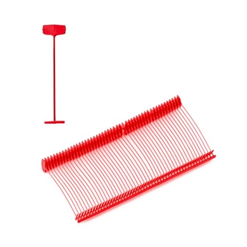 POKORNYS – 1.000 Heftfäden (25mm) - für Etikettierpistole Standard I Tag Pins aus rotem Kunststoff zur Etikettierung von Kleidung und Textil I für Karton Etiketten mit Loch geeignet von Pokornys