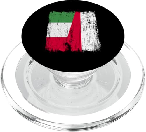 Italien Polen halbe Flagge Italienische polnische Vorfahren PopSockets PopGrip für MagSafe von Poland Flag Design Polish Roots And Culture Pride