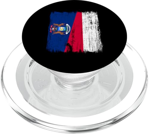 Michigan Polen Halbflagge Michigan Polnische Vorfahren PopSockets PopGrip für MagSafe von Poland Flag Design Polish Roots And Culture Pride