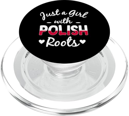 Nur ein Mädchen mit polnischen Wurzeln Polnische Mädchen PopSockets PopGrip für MagSafe von Poland Flag Design Polish Roots And Culture Pride