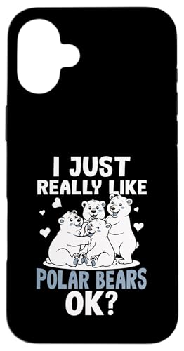 Eisbär Hülle für iPhone 16 Plus Eisbär Hülle für iPhone 16 Plus von Polar bear gifts for men and women