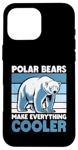 Eisbär Hülle für iPhone 16 Pro Max von Polar bear gifts for men and women
