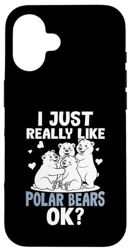 Eisbär Hülle für iPhone 16 von Polar bear gifts for men and women