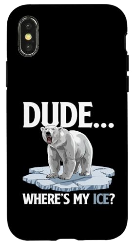 Eisbär Hülle für iPhone X/XS von Polar bear gifts for men and women