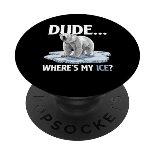 Eisbär PopSockets Klebender PopGrip Eisbär PopSockets Klebender PopGrip von Polar bear gifts for men and women