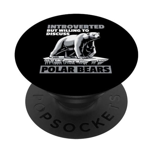 Eisbär PopSockets Klebender PopGrip Eisbär PopSockets Klebender PopGrip von Polar bear gifts for men and women