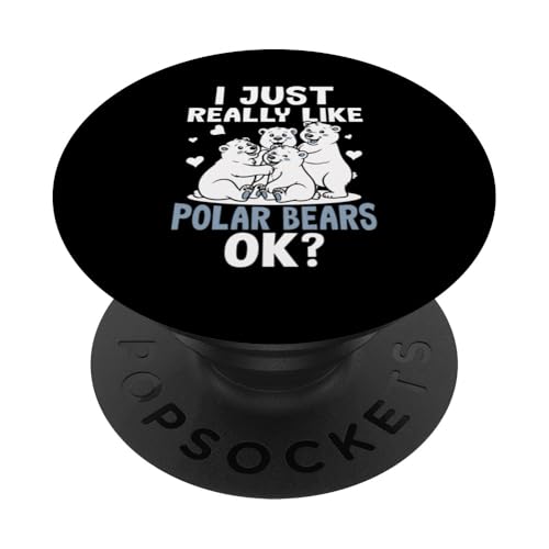 Eisbär PopSockets Klebender PopGrip Eisbär PopSockets Klebender PopGrip von Polar bear gifts for men and women