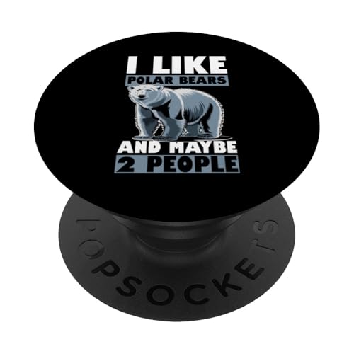Eisbär PopSockets Klebender PopGrip Eisbär PopSockets Klebender PopGrip von Polar bear gifts for men and women