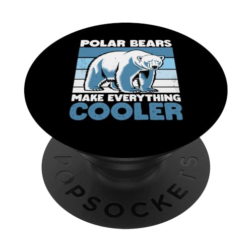 Eisbär PopSockets Klebender PopGrip Eisbär PopSockets Klebender PopGrip von Polar bear gifts for men and women