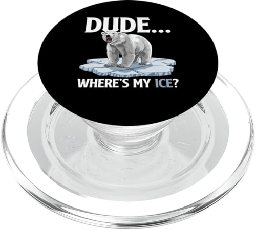 Eisbär PopSockets PopGrip für MagSafe Eisbär PopSockets PopGrip für MagSafe von Polar bear gifts for men and women