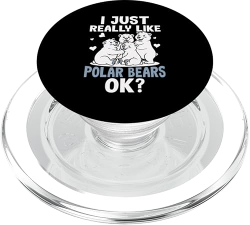 Eisbär PopSockets PopGrip für MagSafe Eisbär PopSockets PopGrip für MagSafe von Polar bear gifts for men and women