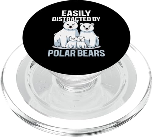 Eisbär PopSockets PopGrip für MagSafe Eisbär PopSockets PopGrip für MagSafe von Polar bear gifts for men and women