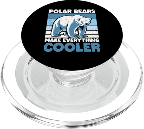 Eisbär PopSockets PopGrip für MagSafe Eisbär PopSockets PopGrip für MagSafe von Polar bear gifts for men and women