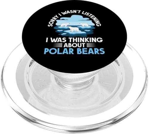 Eisbär PopSockets PopGrip für MagSafe Eisbär PopSockets PopGrip für MagSafe von Polar bear gifts for men and women