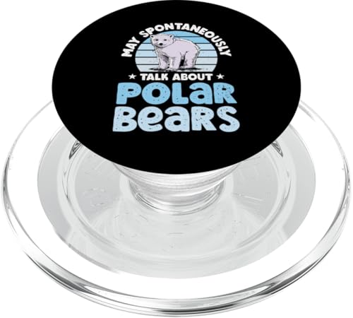 Eisbär PopSockets PopGrip für MagSafe Eisbär PopSockets PopGrip für MagSafe von Polar bear gifts for men and women