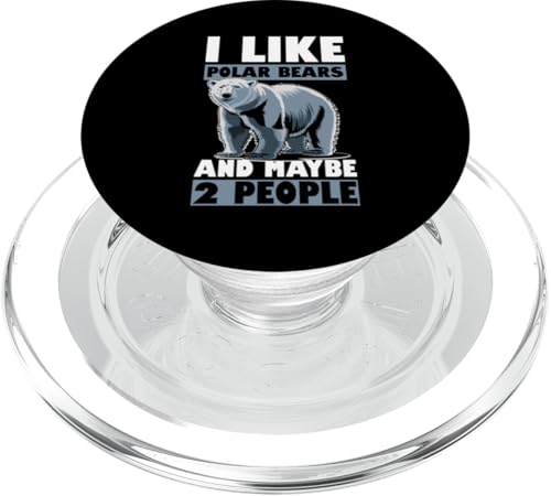 Eisbär PopSockets PopGrip für MagSafe Eisbär PopSockets PopGrip für MagSafe von Polar bear gifts for men and women