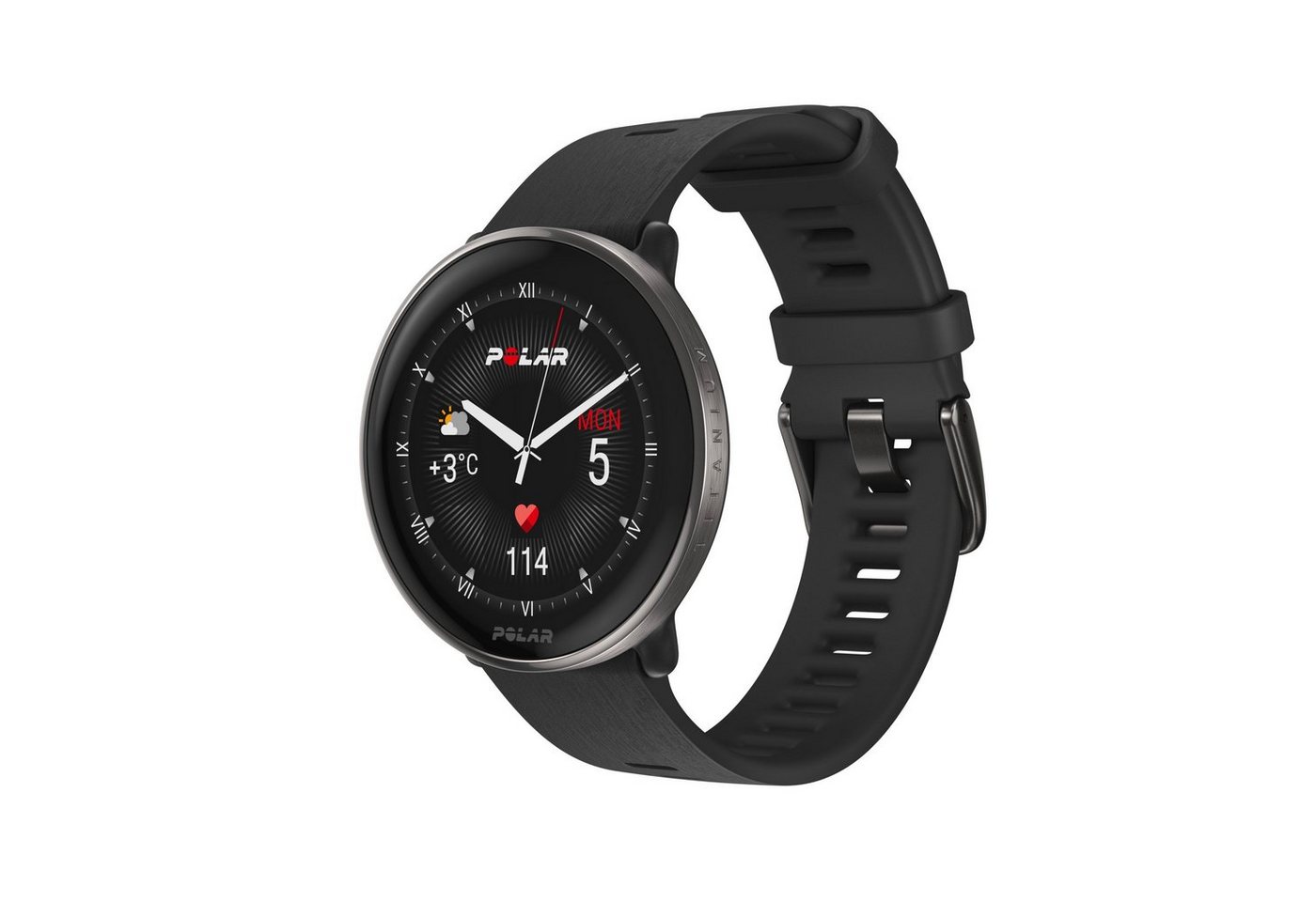 Polar IGNITE 3 TITANIUM Smartwatch (3,3 cm/1,28 Zoll) von Polar