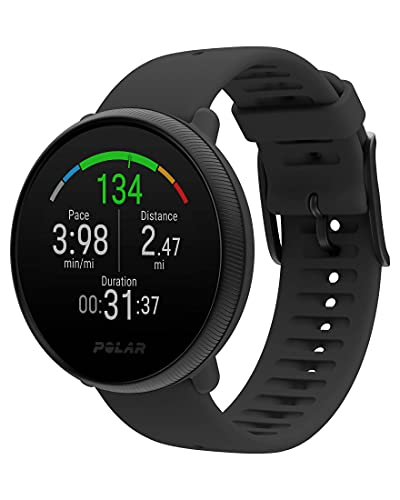 Polar Ignite 2 Pulsuhr mit integriertem Sensor 30 mm S/L Schwarz von Polar