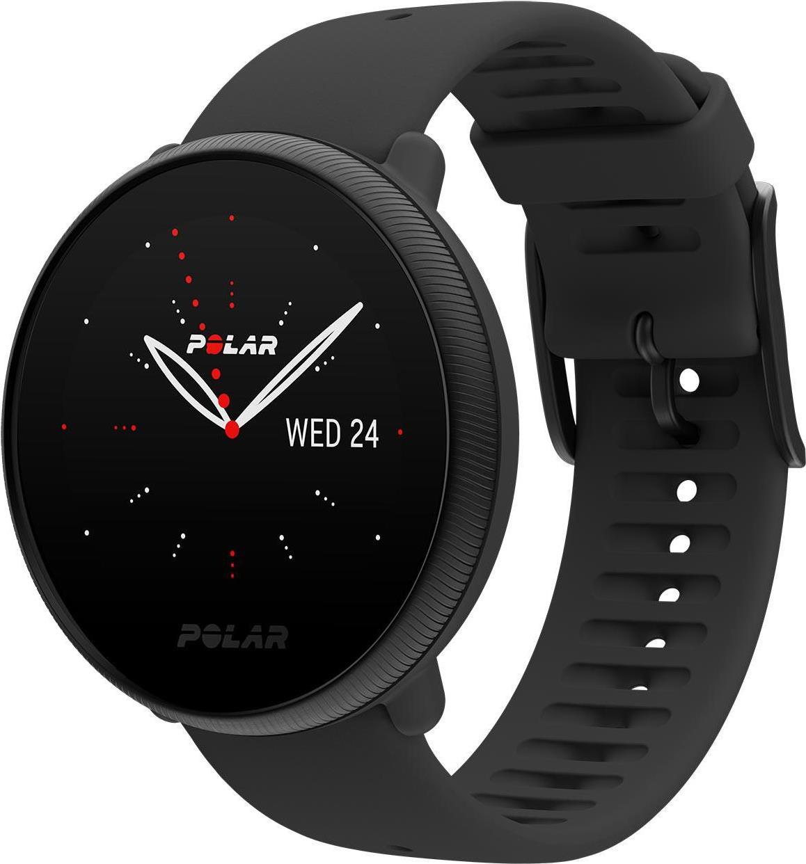 Polar Ignite 2 - Schwarz & Perlmutt - Sportuhr mit Band - Silikon - schwarz - Bandgröße: S/L - Bluetooth - 35 g (90085182) von Polar