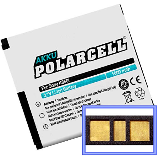 Polarcell Li-Polymer Akku, 950mAh, für SonyEricsson C510 C902 C905 K770i K850i R300 R306 S312 S500i T303 T650i W580i W760i W902 W980 von PolarCell