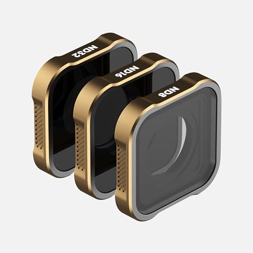 PolarPro - Shutter Collection - Filter für GoPro Hero 9, 10, 11 & 12 - 3er-Pack Filter Kit - ND8, ND16, ND32 - Neutraldichtefilter - Ideal für die Mittagszeit oder helle Umgebungen von PolarPro