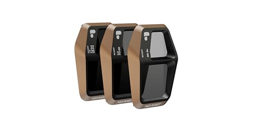 PolarPro - DJI Air 3S - Shutter Collection - Set von Drohnenfiltern - ND + Black Mist Filter - Enthält ND8, ND32 & ND128 Filter von PolarPro