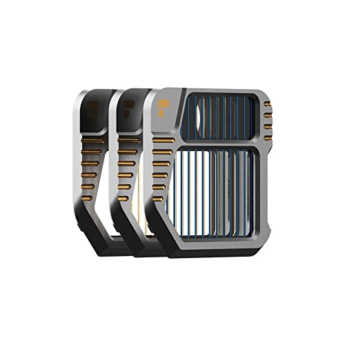 PolarPro - DJI Mavic 3 - Mist - GoldMorphic - BlueMorphic - 3er-Pack - FX Filter - Streiflichtfilter - anamorphotischer Streiflichteffekt - AirFrame 4.0 - Kreativfilter für Mavic 3 und Mavic 3 Cine PolarPro - DJI Mavic 3 - Mist - GoldMorphic - BlueMorphic - 3er-Pack - FX Filter - Streiflichtfilter - anamorphotischer Streiflichteffekt - AirFrame 4.0 - Kreativfilter für Mavic 3 und Mavic 3 Cine von PolarPro