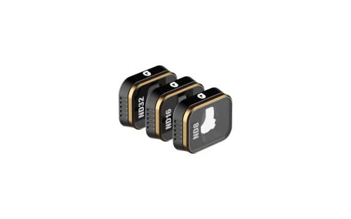 PolarPro - DJI Mini 3 Pro - Shutter - ND8 + ND16 + ND32 (3er-Pack) - Ultraleichtes Aluminium - Präzise gefertigt - horizontale und vertikale Aufnahmemodi - Farbneutralität von PolarPro