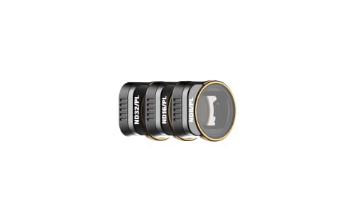 PolarPro - DJI Mini 3 Pro - Vivid - ND8/PL + ND16/PL + ND32/PL (3er-Pack) - Ultraleichtes Aluminium - Präzise konstruiert - horizontale und vertikale Aufnahmemodi - Farbneutralität von PolarPro