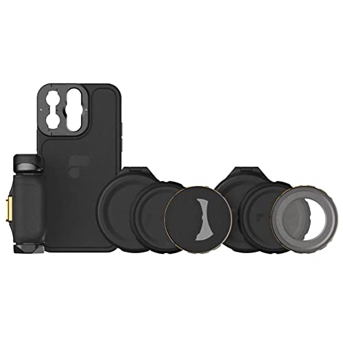 PolarPro - LiteChaser - iPhone 13 - PRO Max - Filmmaking Kit - Tasche - Filter - Griff - MagSafe kompatibel - Handy Fotografie/Videografie - Stromlinienförmig von PolarPro