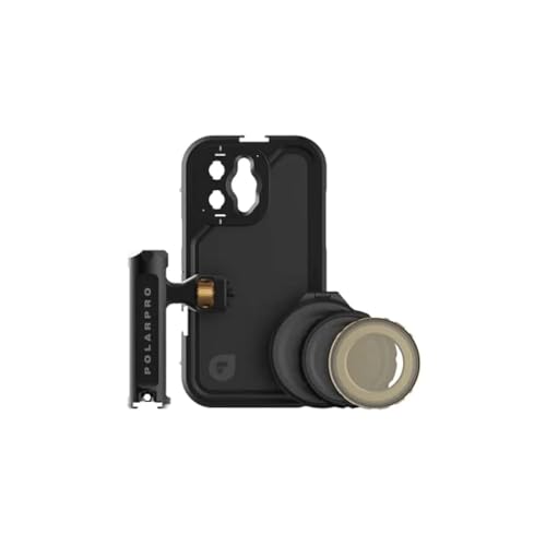 PolarPro - LiteChaser iPhone 14 Pro - Cage Kit - Inkl. iPhone 14 Pro Cage - Einzelgriff - VND 3-5 Filter von PolarPro