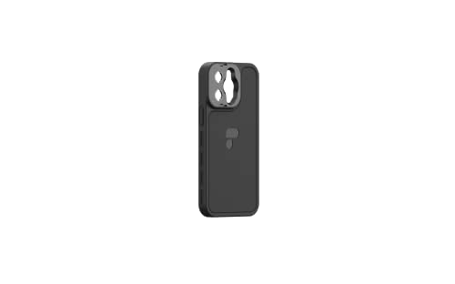 PolarPro - LiteChaser - iPhone 14 Pro MAX - Case - Schwarz - MagSafe-kompatibel - Kompatibel mit dem Moment-Objektiv der M-Serie - Aluminium-Filterhalter von PolarPro