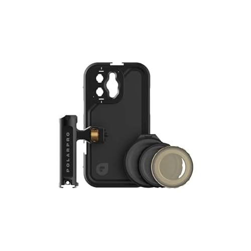 PolarPro - LiteChaser iPhone 14 Pro Max - Cage Kit - Inkl. iPhone 14 Pro Max Cage - Einzelgriff - VND 3-5 Filter von PolarPro