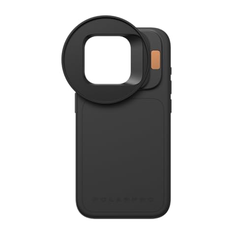 PolarPro - LiteChaser iPhone 15 - Adapter für 67mm Filter - Neu Stärkeres MagSafe - Handy Fotografie/Videografie - Stromlinienförmig von PolarPro