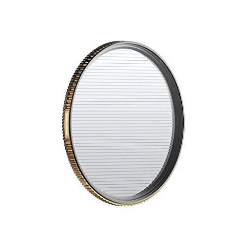 PolarPro - QuartzLine FX - BlueMorphic - Filter -77mm - Streiflichtfilter - anamorphes Streiflicht - Messingrahmen - Anti-Kratz/Anti-Öl/hydrophobe Beschichtung von PolarPro