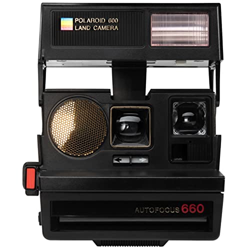 Impossible Polaroid 600 Sun 660 AF-Kamera, Schwarz (1376) von Polaroid