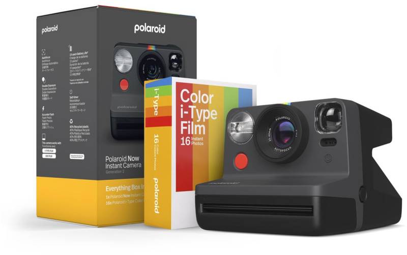 Now (Gen2) Everything Box Sofortbildkamera schwarz von Polaroid