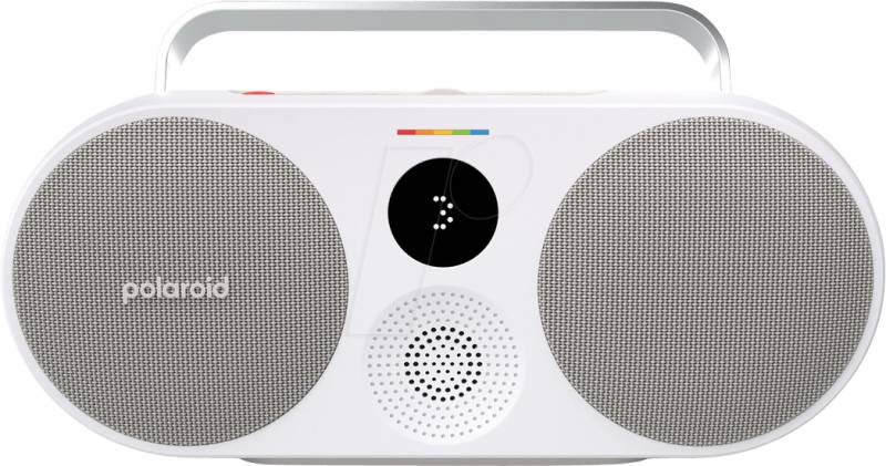 POLAROID 009088 - Bluetooth Lautsprecher, P3 Music Player, grau & weiß von Polaroid