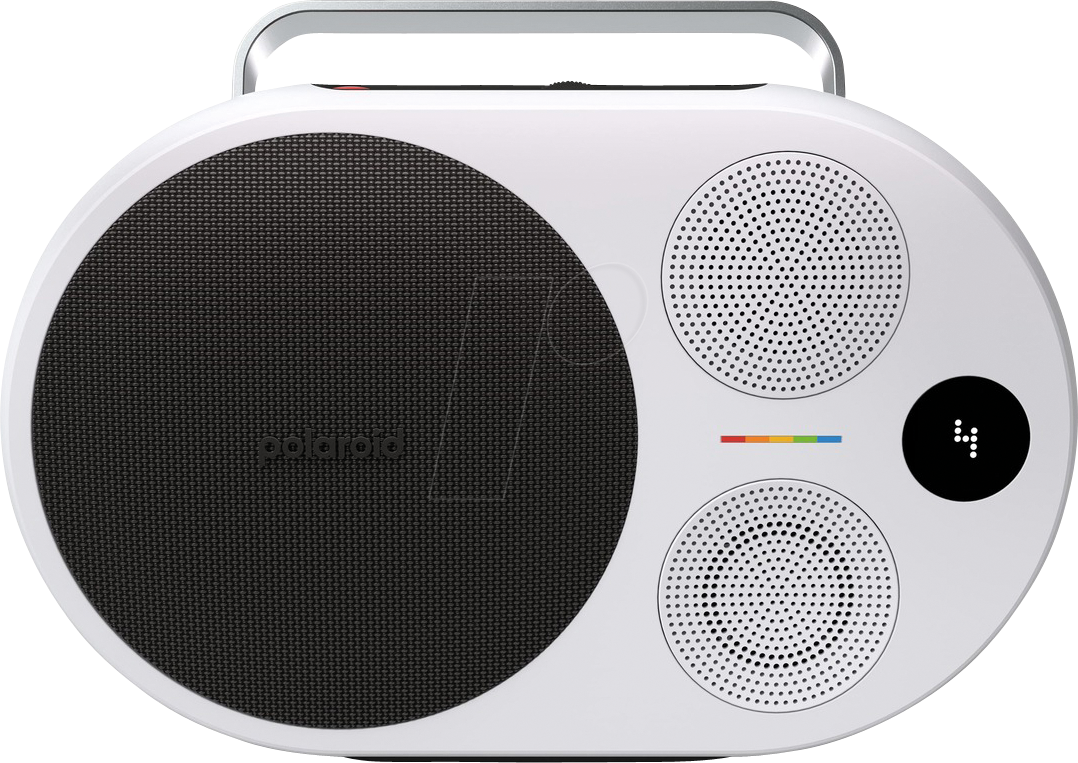 POLAROID 009093 - Bluetooth Lautsprecher, P4 Music Player, schwarz & weiß von Polaroid