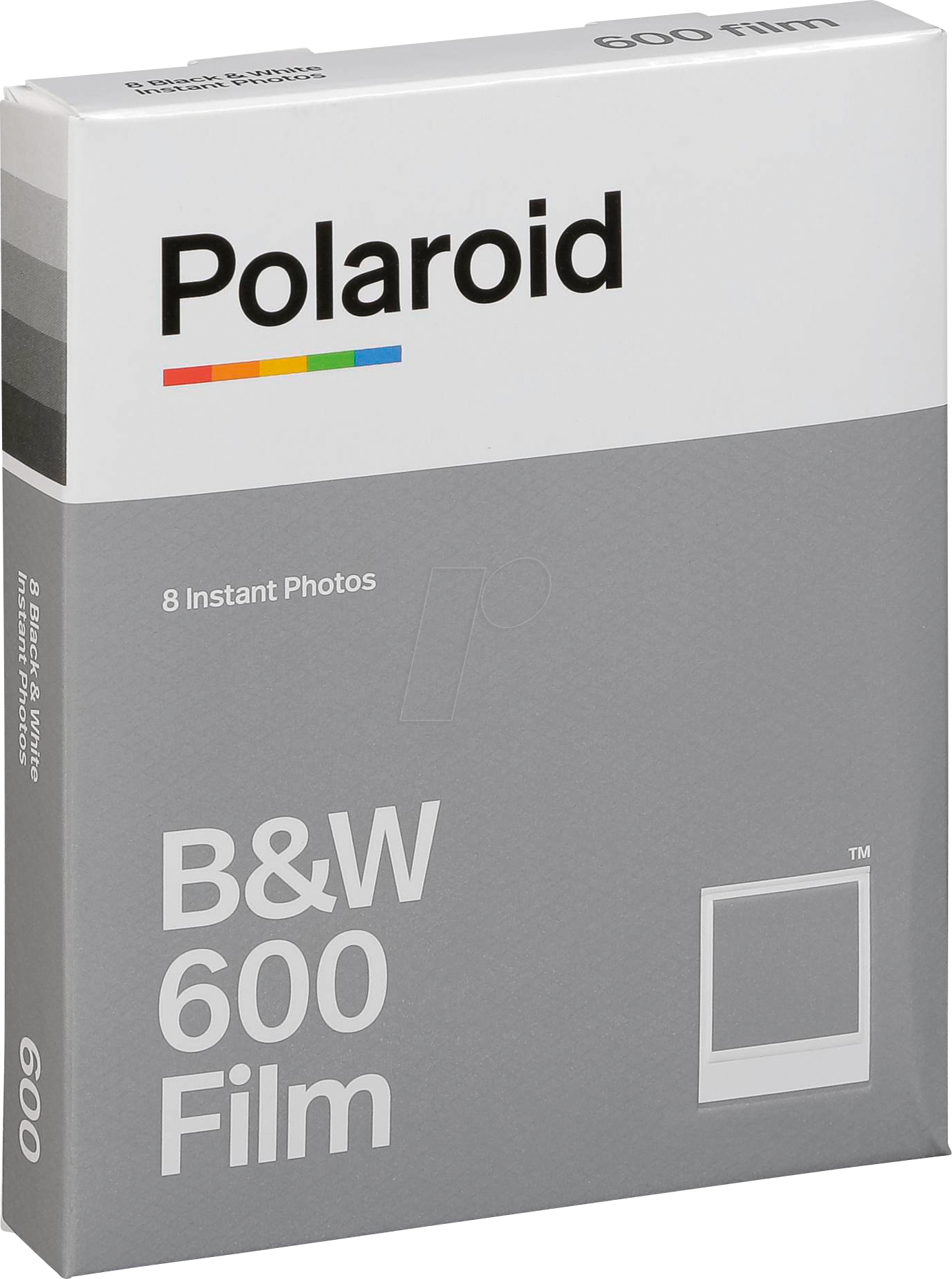 POLAROID 6003 - Film für Polaroid 600, schwarzweiß, weißer Rahmen von Polaroid