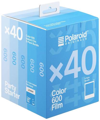 Polaroid 600 Color Film Pack 40x Sofortbild-Film Blau von Polaroid