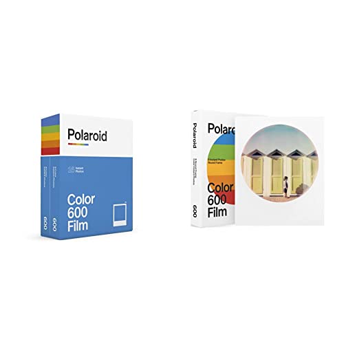 Polaroid Color Film für 600 - Doppelpack - 6012 & Polaroid Color Film für 600 - Round Frame - 6021 von Polaroid