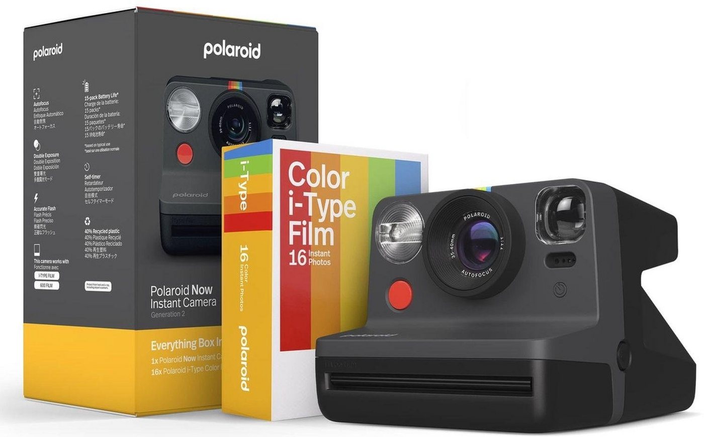 Polaroid Everything Box Now Gen2 Schwarz Sofortbildkamera Polaroid Everything Box Now Gen2 Schwarz Sofortbildkamera von Polaroid