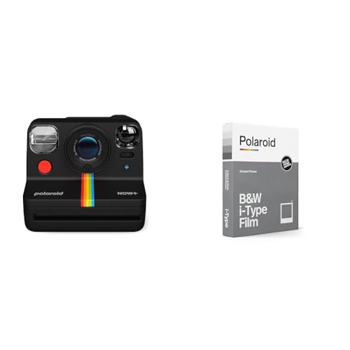 Polaroid Now+ Gen 2 Sofortbildkamera - Schwarz & B&W Film für i-Type Polaroid Now+ Gen 2 Sofortbildkamera - Schwarz & B&W Film für i-Type von Polaroid
