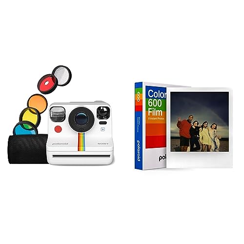 Polaroid Now+ Gen 2 Sofortbildkamera - Weiß, Keine Filme & Color Film für 600 von Polaroid