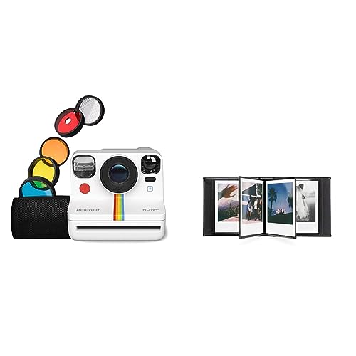 Polaroid Now+ Gen 2 Sofortbildkamera - Weiß, Keine Filme & Fotoalbum - Klein von Polaroid