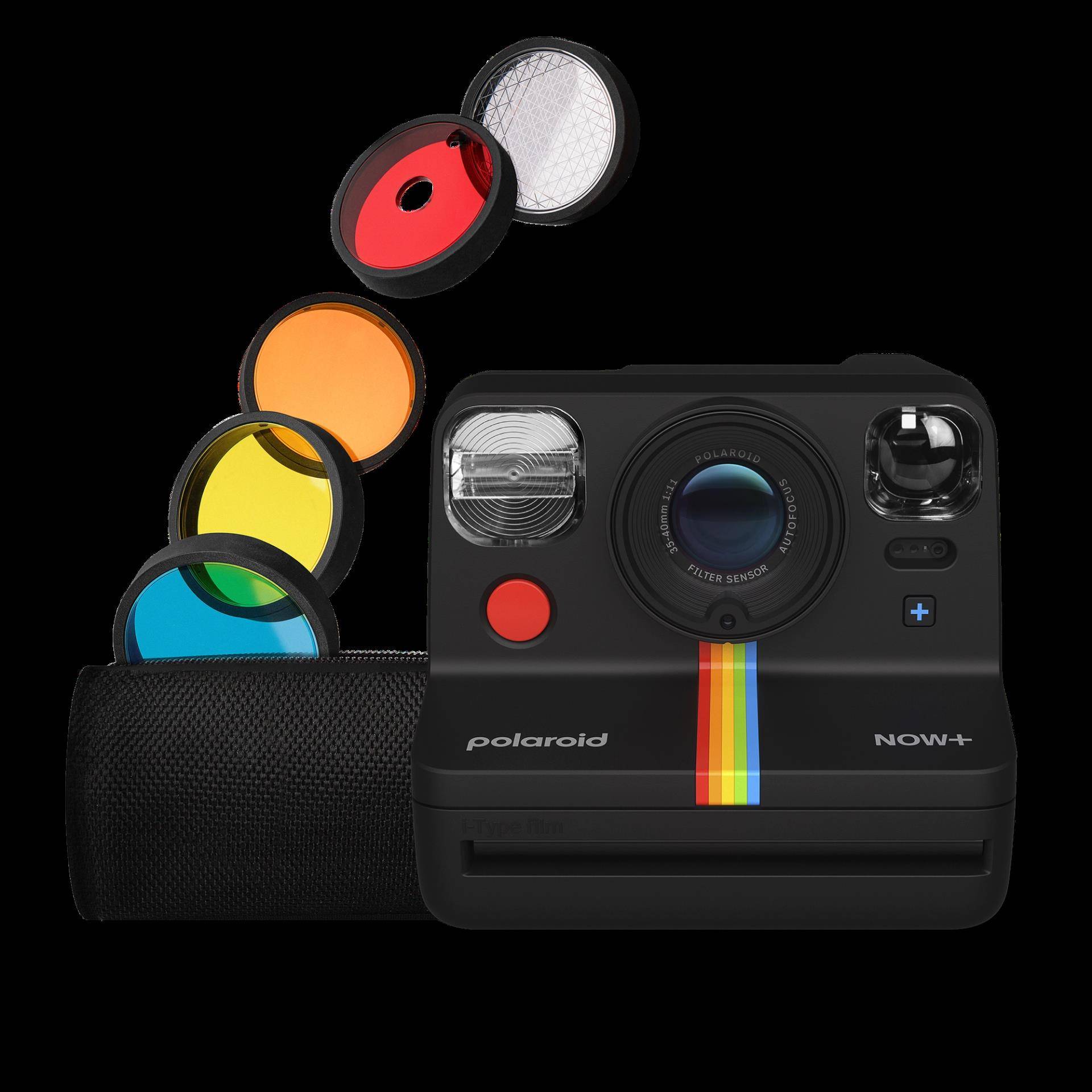 Polaroid Now+ Generation 2 - Sofortbildkamera - Objektiv: 94.96 mm - 102.35 mm - 600-Typ / i-Typ Schwarz von Polaroid