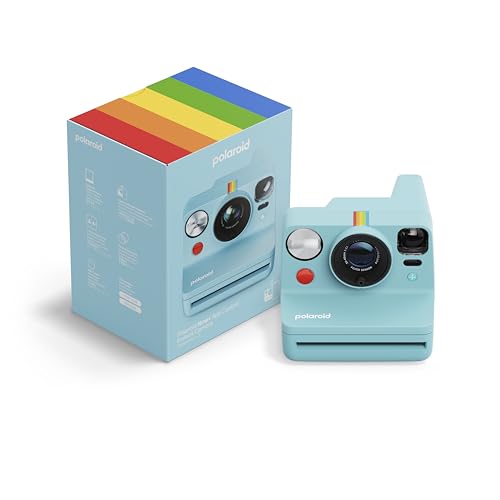 Polaroid – Now+ Generation 3 – Sofortbildkamera mit Bluetooth-Verbindung – Arktisblau (9163) von Polaroid