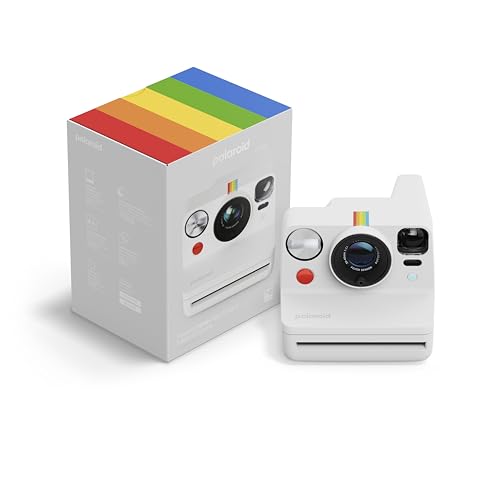Polaroid – Now+ Generation 3 – Sofortbildkamera mit Bluetooth-Verbindung – Weiß (9161) von Polaroid